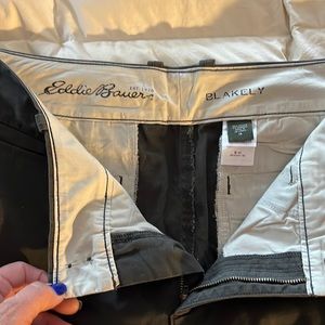 Dark greenish-gray pants for woman — nicely made. Like new! Pants